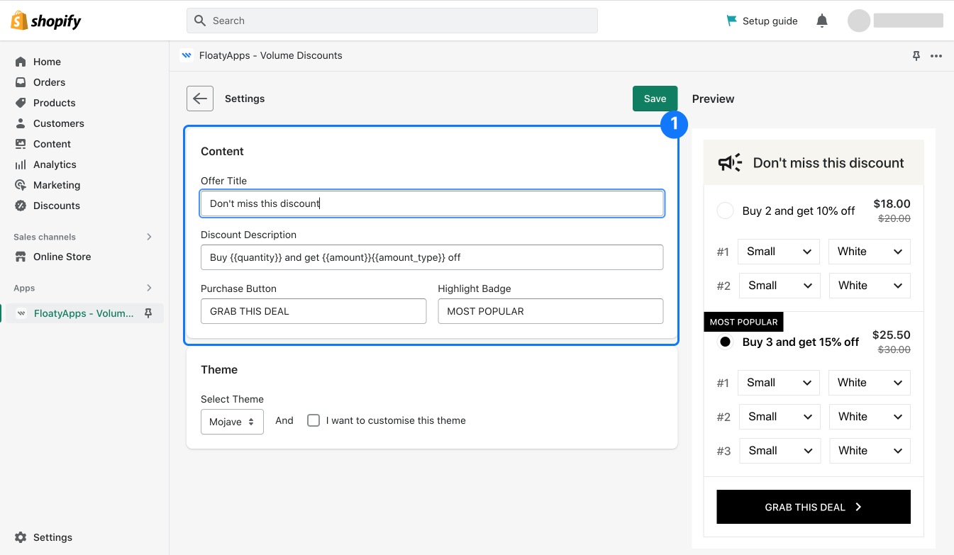 How to customize - Step 5